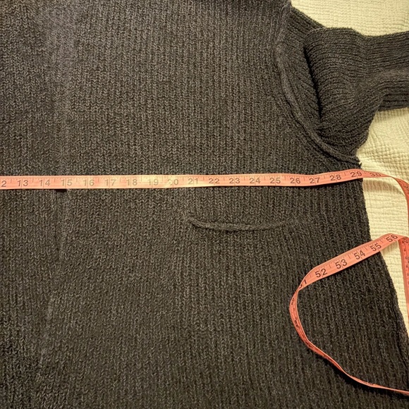 Free People Oversized Grandpa Long Sleeve Pocket Cardigan Sweater l xl x-large - Picture 8 of 10